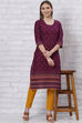 Green Cambric Cotton Straight Kurta image number 5